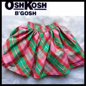 Oshkosh B’Gosh Plaid Holiday Skirt